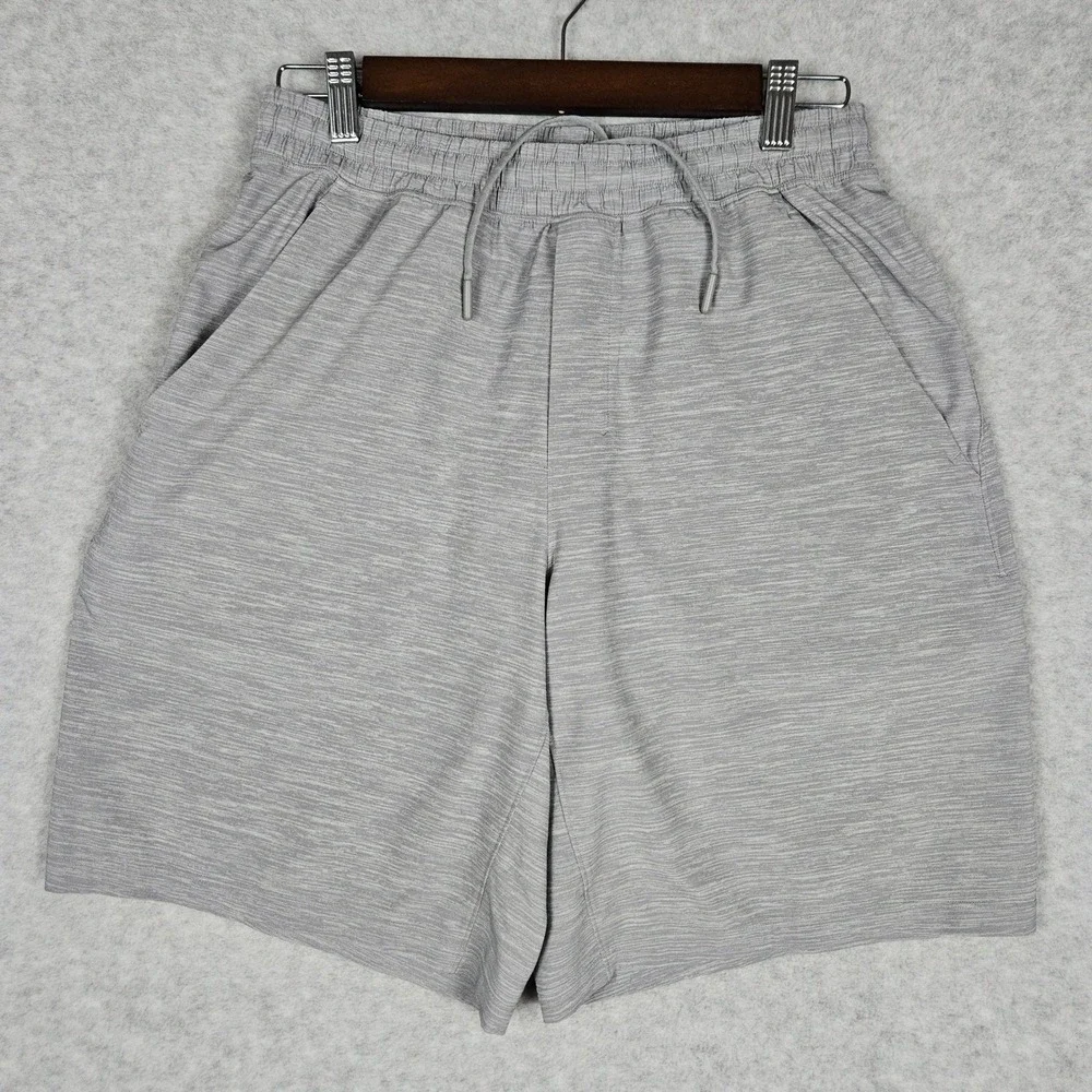 Lululemon Men's Medium Gray Shorts Pace Breaker Lined Athletic Running Gym Yoga